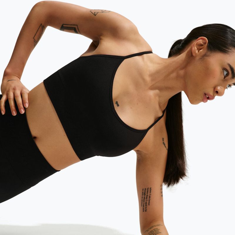 Sutien de antrenament Nike Pro Seamless Light Support black 6