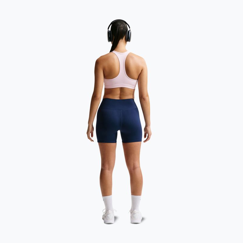 Pantaloni scurți de antrenament pentru femei Nike One midnight navy/white 2
