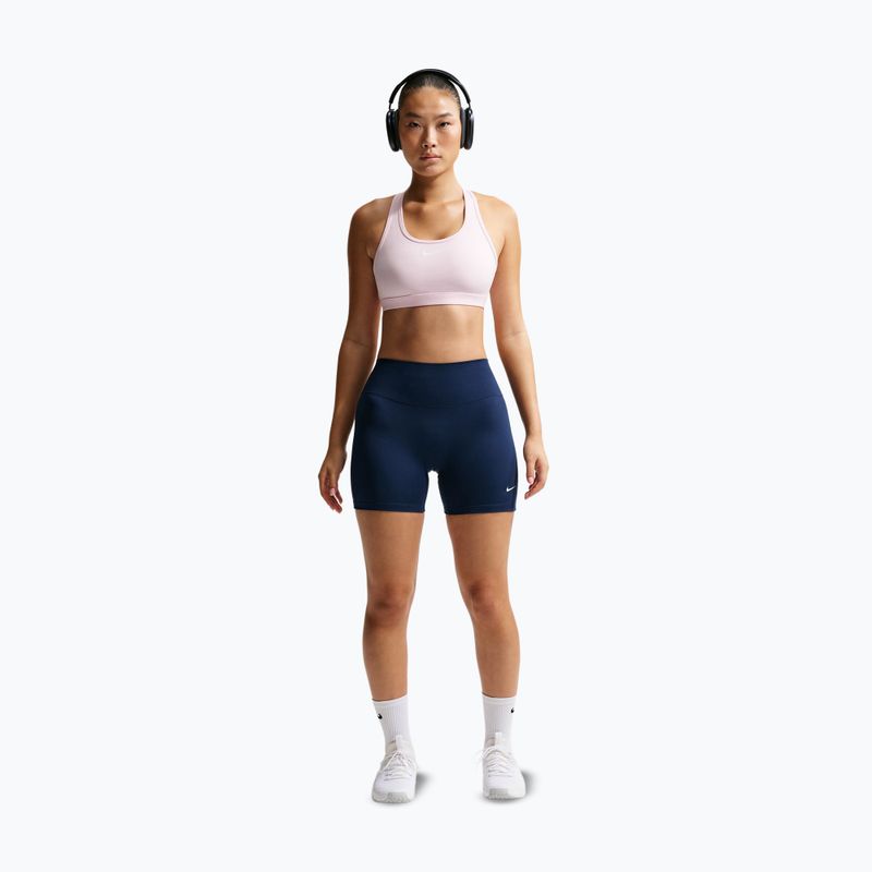 Pantaloni scurți de antrenament pentru femei Nike One midnight navy/white 8
