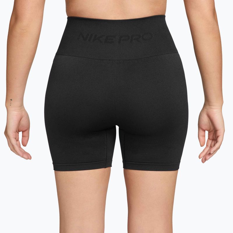 Pantaloni scurți pentru femei Nike Pro Seamless High-Waisted Biker 5" black 2