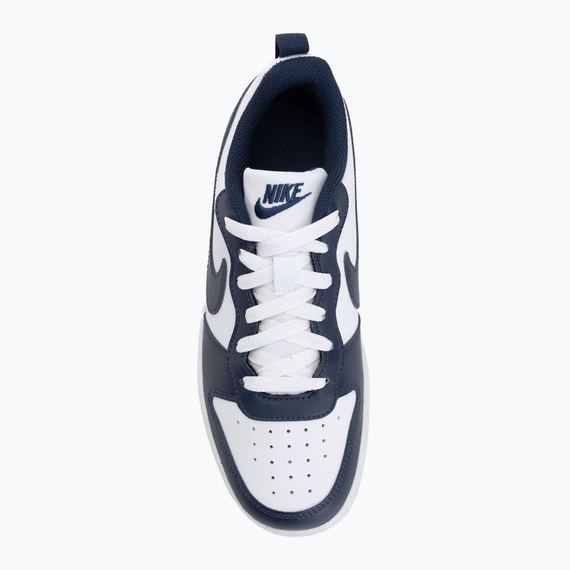 Încălțăminte pentru copii Nike Court Borough Low Next Bloom white/white/midnight navy 5