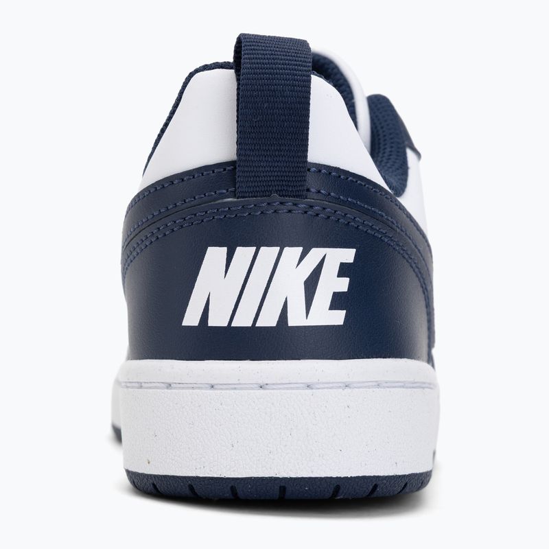 Încălțăminte pentru copii Nike Court Borough Low Next Bloom white/white/midnight navy 6