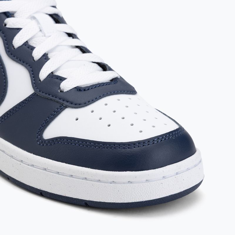 Încălțăminte pentru copii Nike Court Borough Low Next Bloom white/white/midnight navy 7
