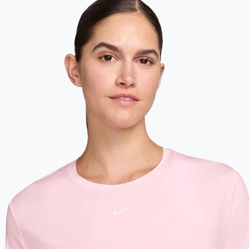 Tricou pentru femei Nike One Classic Dri-Fit pink foam/white 3