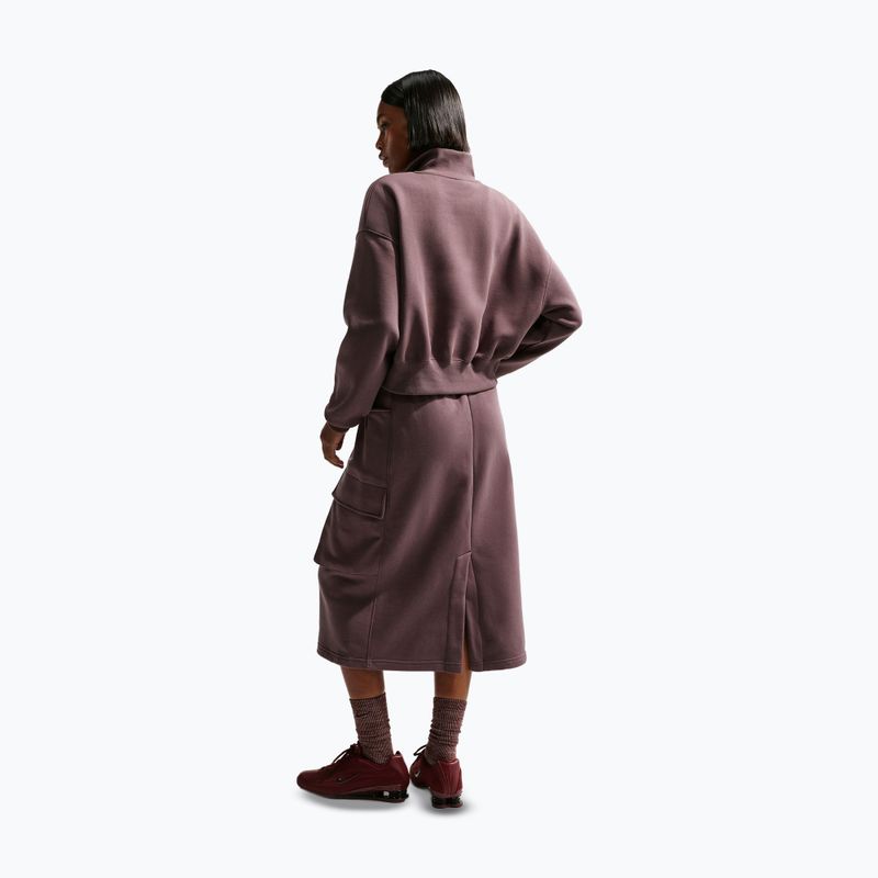 Bluză pentru femei Nike Sportswear Phoenix Fleece 1/2 Zip Cropped tattoo/sail 3