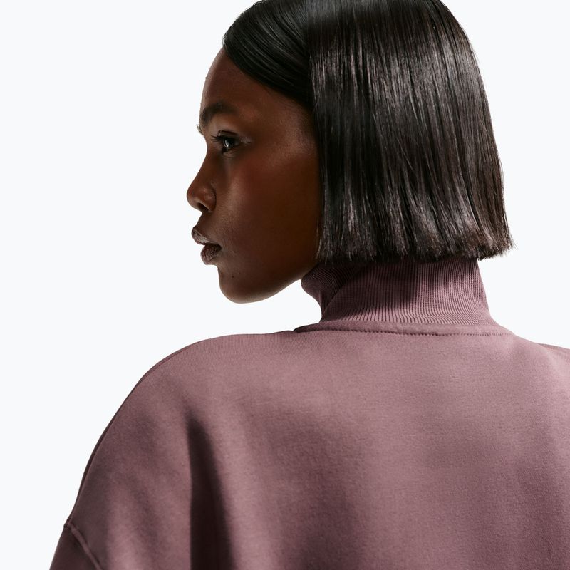 Bluză pentru femei Nike Sportswear Phoenix Fleece 1/2 Zip Cropped tattoo/sail 5