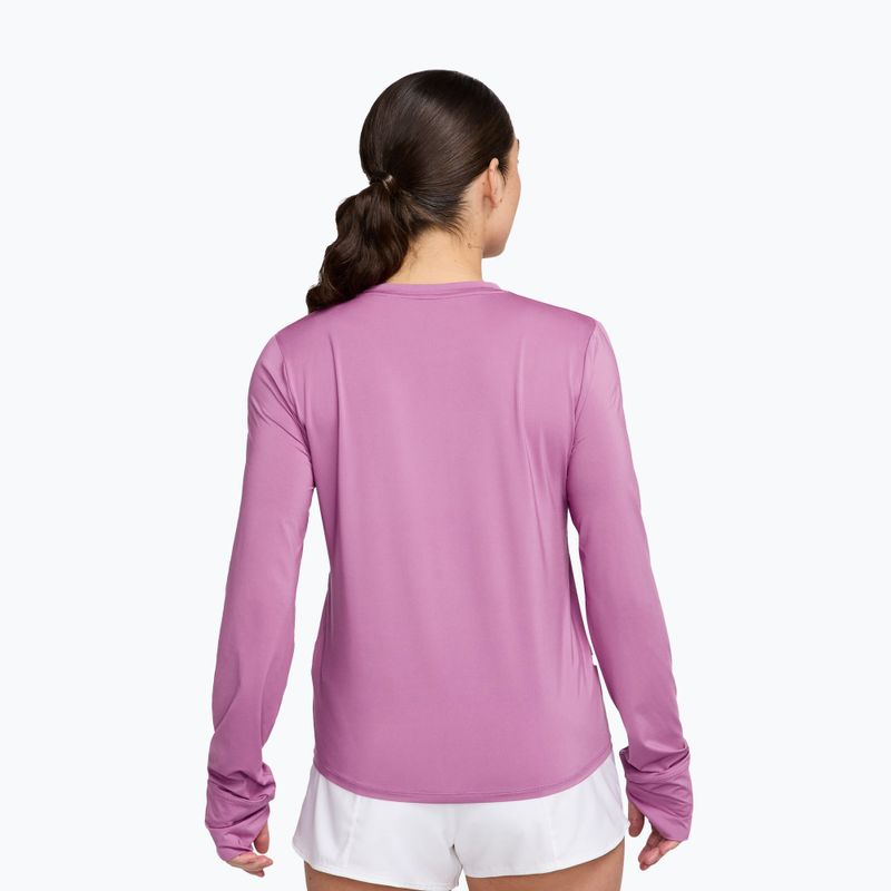 Longsleeve de antrenament Nike One Classic Dri-Fit light magenta/white 2
