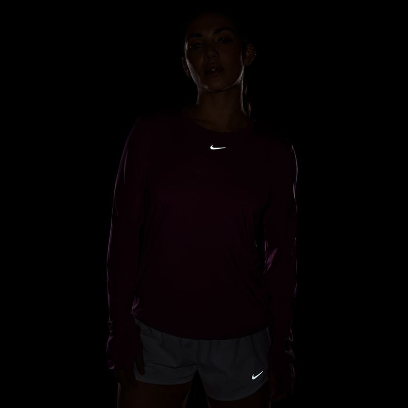 Longsleeve de antrenament Nike One Classic Dri-Fit light magenta/white 4