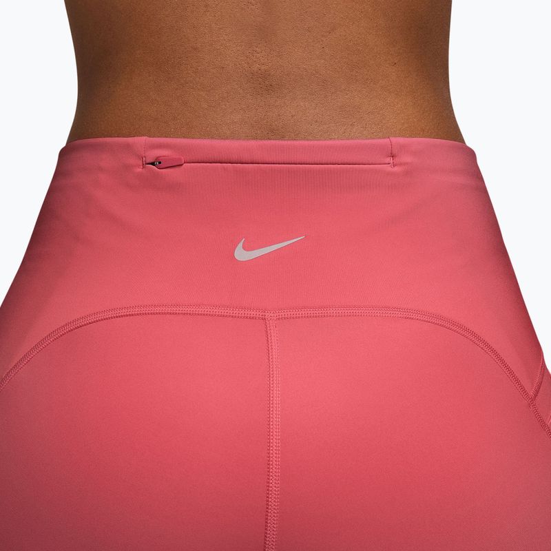 Pantaloni scurți de alergare pentru femei Nike Swift High-Waisted 4 "sea coral" 4