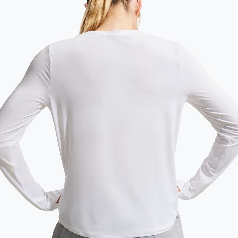 Longsleeve de antrenament Nike One Classic Dri-Fit white/black 5