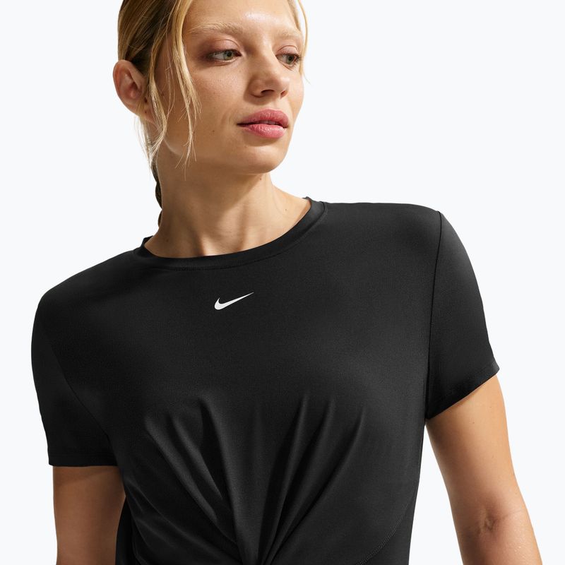 Tricou pentru femei Nike One Classic Twist Dri-Fit black/white 5
