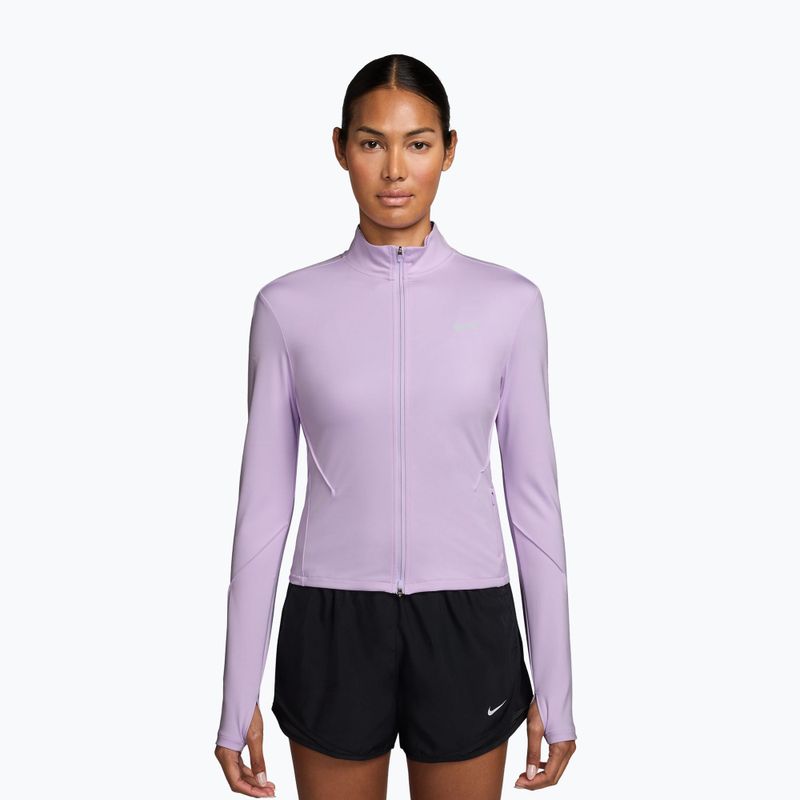 Bluză de alergare pentru femei Nike Swift Dri-Fit Full Zip Mid-Layer violet mist