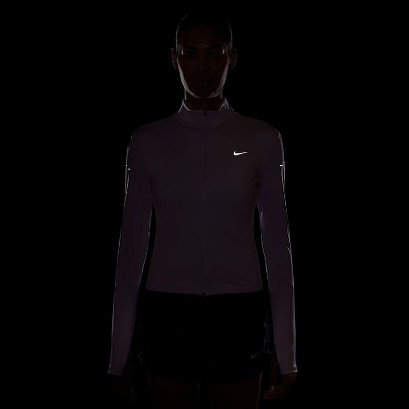 Bluză de alergare pentru femei Nike Swift Dri-Fit Full Zip Mid-Layer violet mist 4