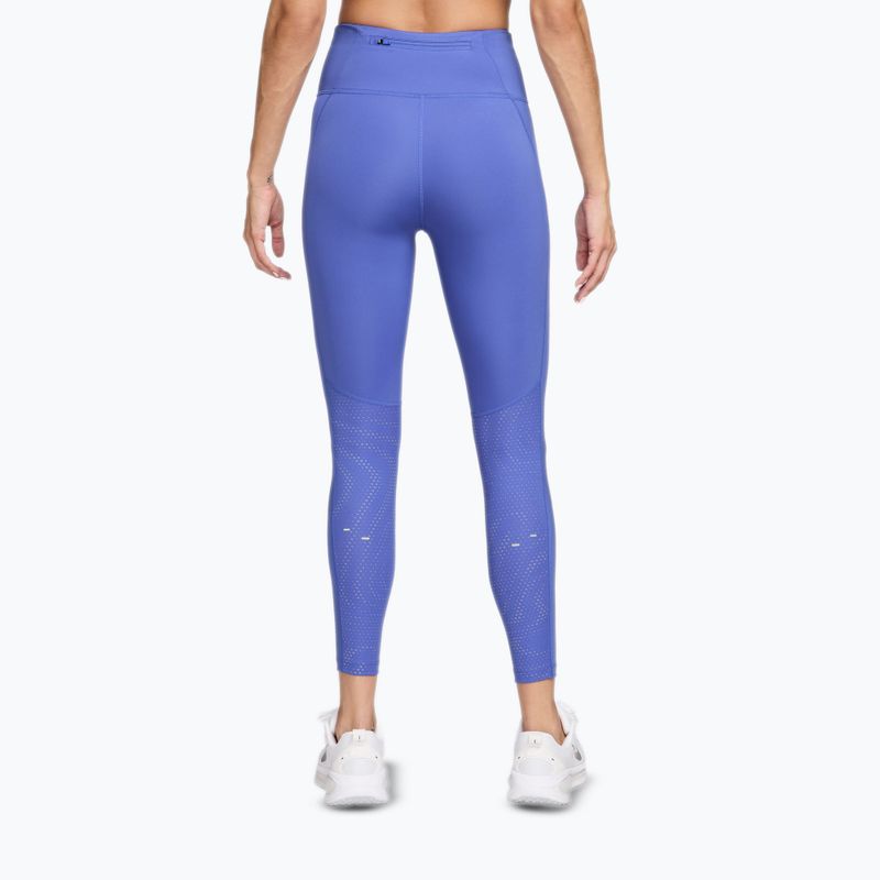 Colanți de alergare pentru femei Nike Tempo Flash High-Waisted 7/8 sapphire/white 2