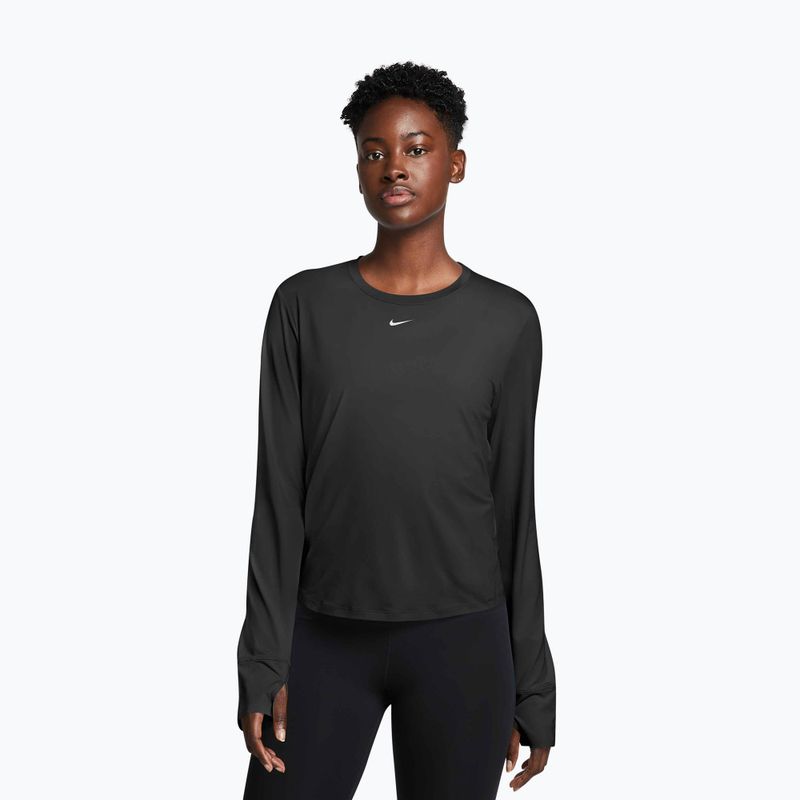 Longsleeve de antrenament Nike One Classic Dri-Fit black/white
