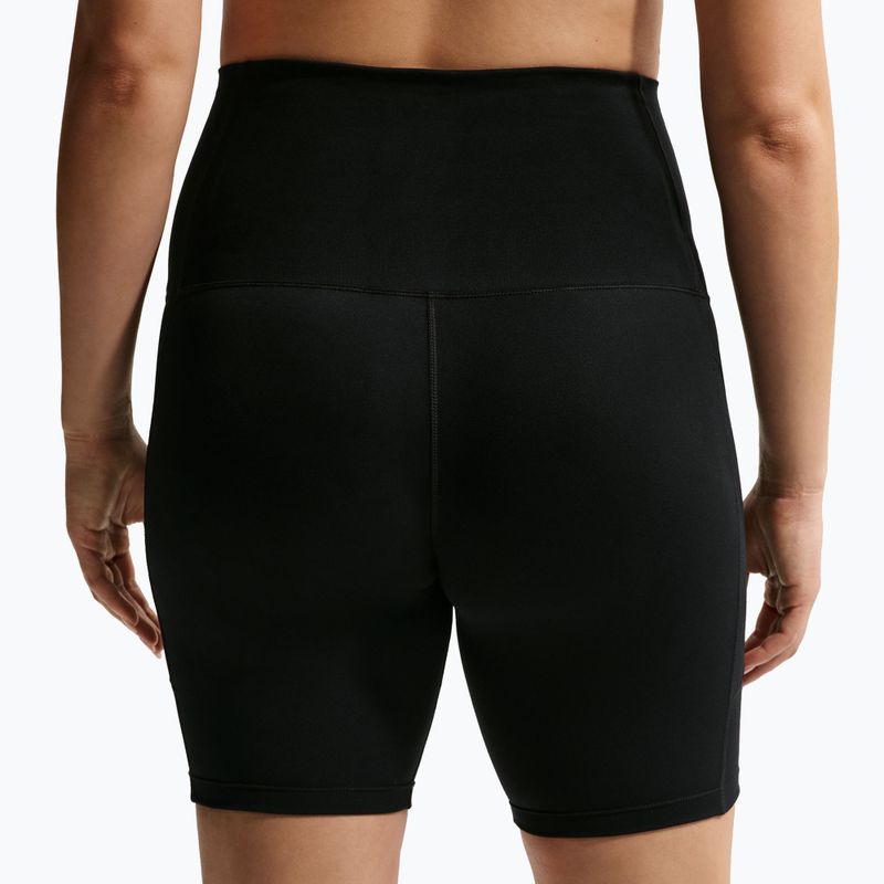 Pantaloni scurți pentru femei Nike One Maternity High-Waisted 8" black/white 6