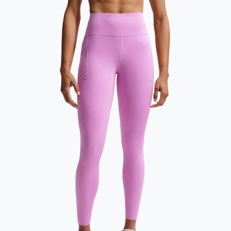 Colanți de alergare pentru femei Nike Swift 7/8 light magenta 5