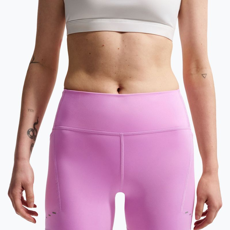 Pantaloni scurți de alergare pentru femei Nike Swift High-Waisted 4" light magenta 5
