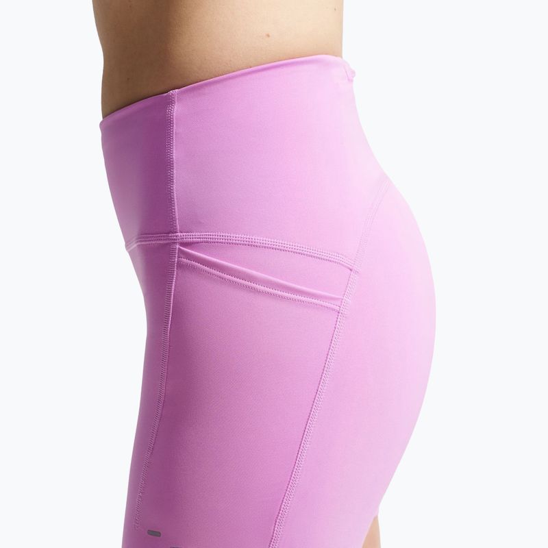Pantaloni scurți de alergare pentru femei Nike Swift High-Waisted 4" light magenta 6