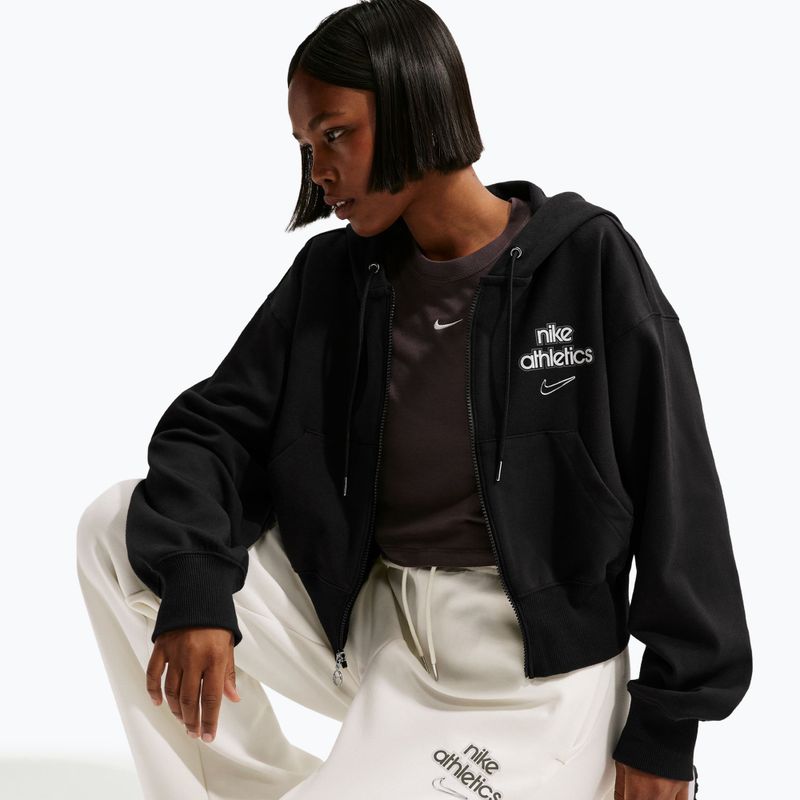 Bluză pentru femei Nike Phoenix Full-Zip Hoodie black 5