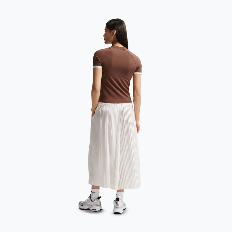 Tricou pentru femei Nike Gloss Fitted Top light chocolate 3