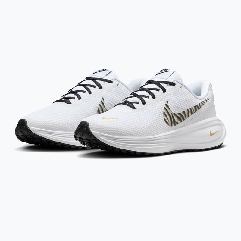 Încălțăminte de alergare pentru femei Nike Revolution 8 white/metallic gold/black 3