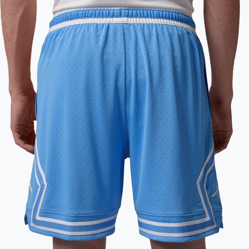Spodenki koszykarskie męskie Nike Jordan Mesh Diamond 4" university blue/white/white 3