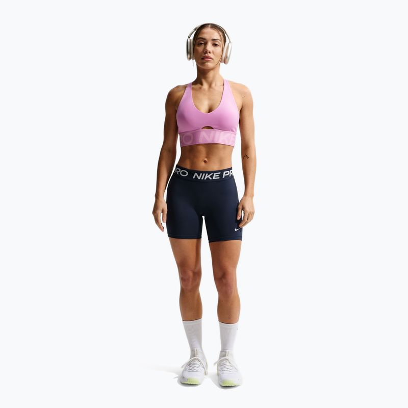 Pantaloni scurți pentru femei Nike Pro 365 midnight navy/white 2