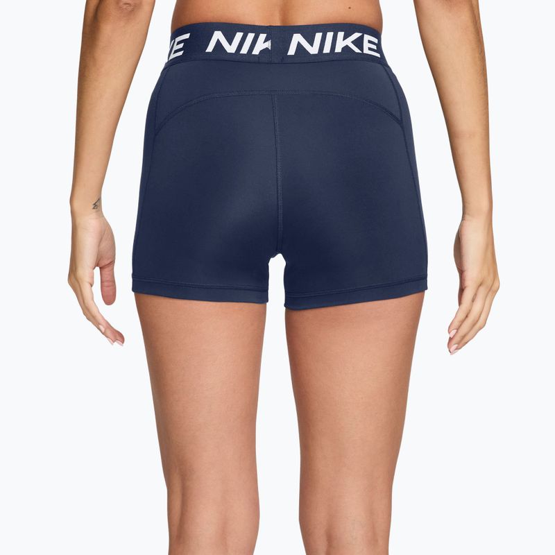 Pantaloni scurți pentru femei Nike Pro 365 midnight navy/white 3