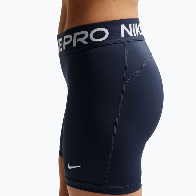 Pantaloni scurți pentru femei Nike Pro 365 midnight navy/white 5