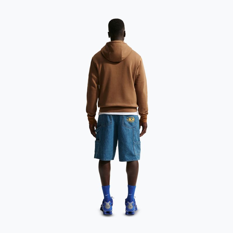 Bluză pentru bărbați Nike Club Pullover Hoodie ale brown/ale brown/white 3
