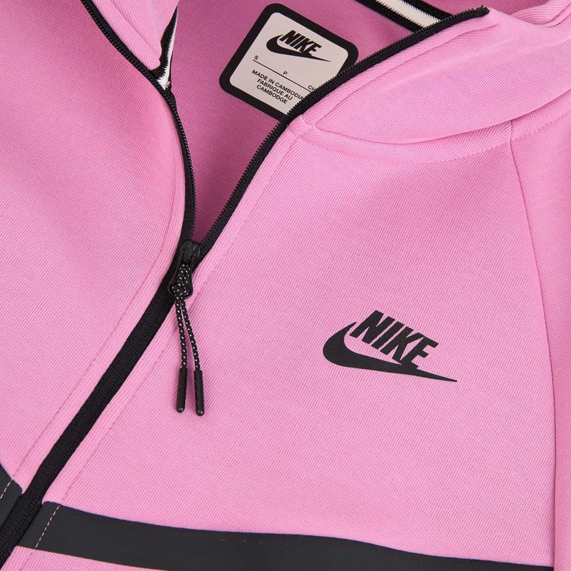 Bluză pentru femei  Nike Sportswear Tech Fleece Windrunner light magenta/black 6