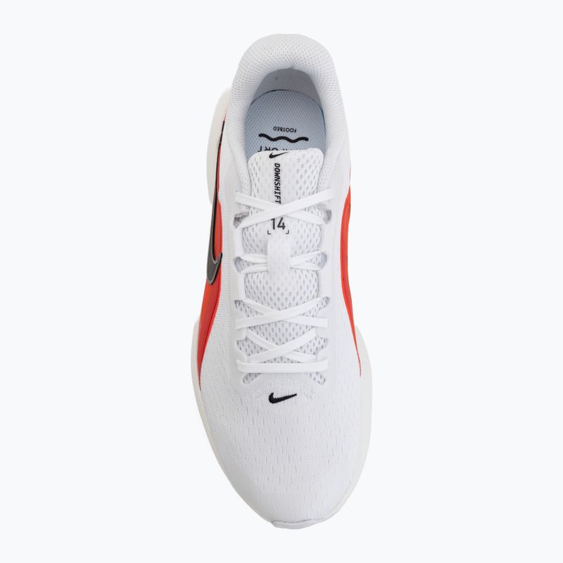 Încălțăminte de alergare pentru bărbați Nike Downshifter 14 white/summit white/bright crimson/black 5