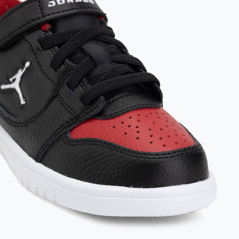 Buty dziecięce Nike Jordan Court Connect Low black/gym red/white 7