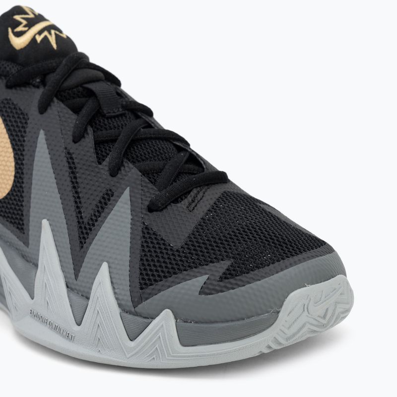 Încălțăminte pentru copii Nike S.T. Dynamite black/wolf grey/smoke grey/metallic gold 7