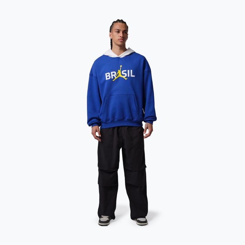 Bluză pentru bărbați  Jordan Brooklyn Fleece old royal/white 2