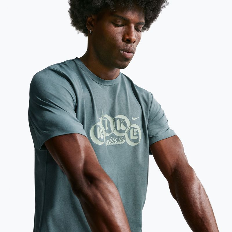 Tricou de antrenament bărbați Nike Hyverse Dri-Fit Training mineral slate/steam 4