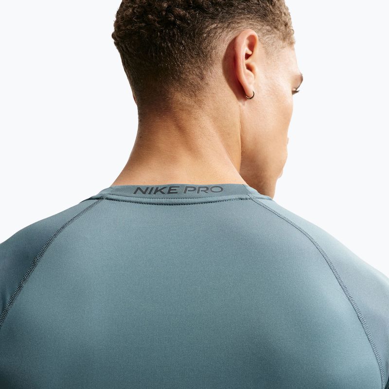 Tricou de antrenament bărbați Nike Pro Dri-Fit Tight Fitness mineral slate/black 5