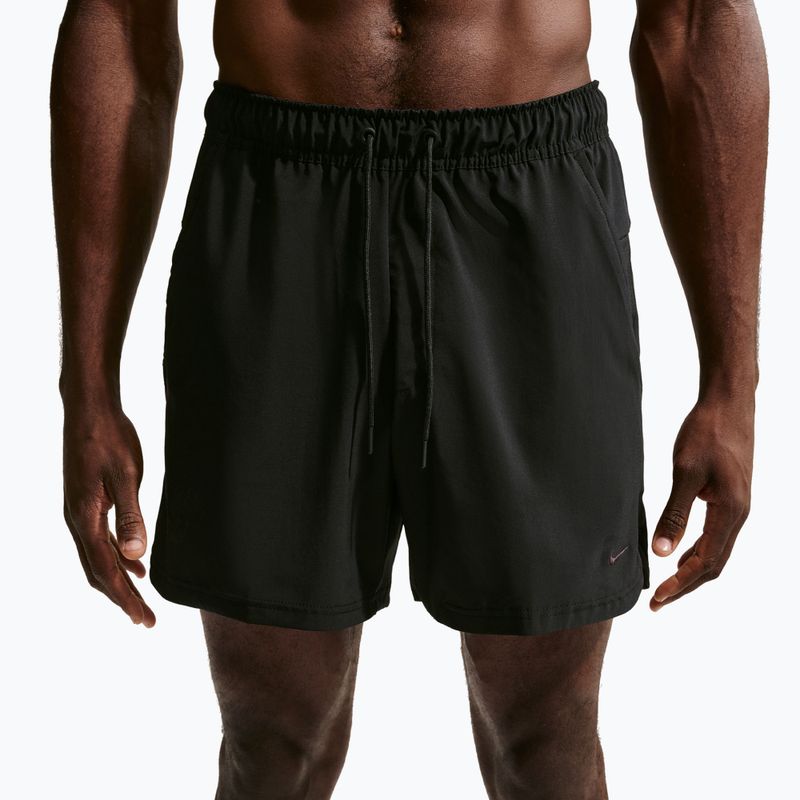 Pantaloni scurți de antrenament pentru bărbați Nike N.A.C. Dri-Fit 5" black/black/dark smoke grey 4
