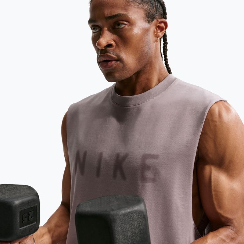 Tricou de antrenament bărbați Nike Athletic Club Dri-Fit light violet ore/light violet ore 6