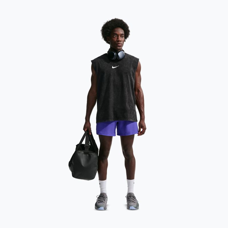 Pantaloni scurți pentru bărbați Nike Pro Training Dri-Fit 6" persian violet/black 2