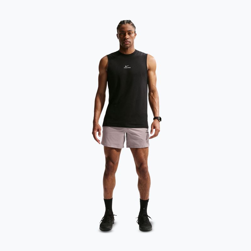 Pantaloni scurți pentru bărbați Nike Pro Training Dri-Fit 6" light violet ore/black 2