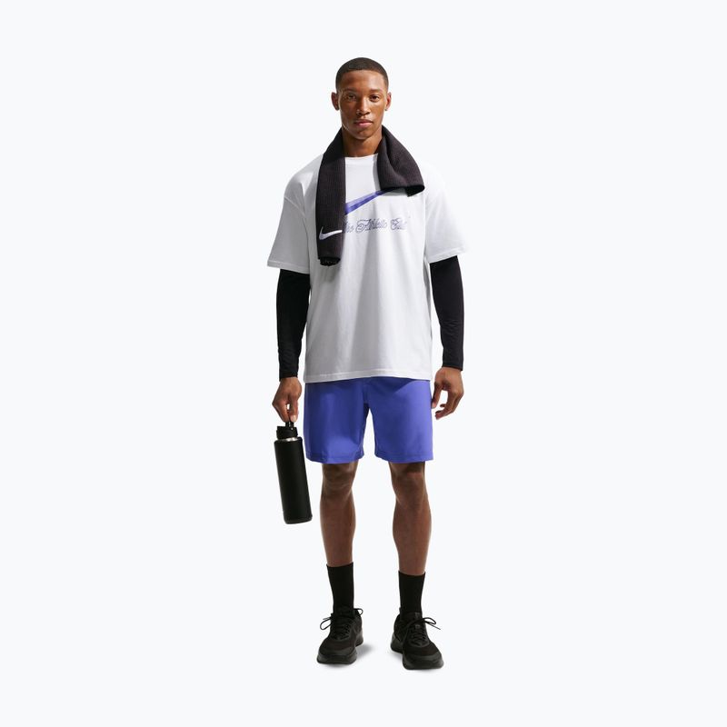 Pantaloni scurți de antrenament pentru bărbați Nike Form Dri-Fit Versatile 7" persian violet/black 2