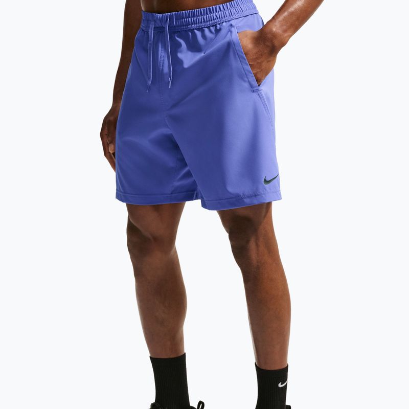 Pantaloni scurți de antrenament pentru bărbați Nike Form Dri-Fit Versatile 7" persian violet/black 4