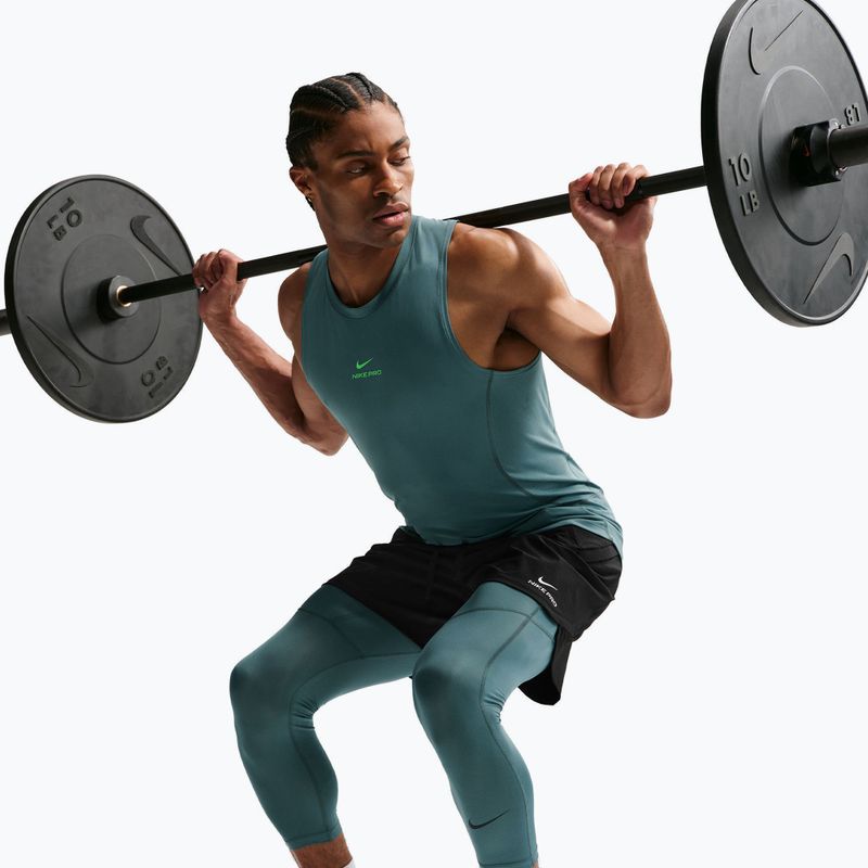 Colanți de antrenament pentru bărbați Nike Pro Dri-Fit 3/4 Tight Fitness mineral slate/black 6