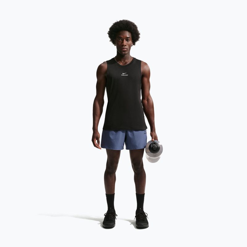 Tricou de antrenament bărbați Nike Pro Training Dri-Fit black/white 2