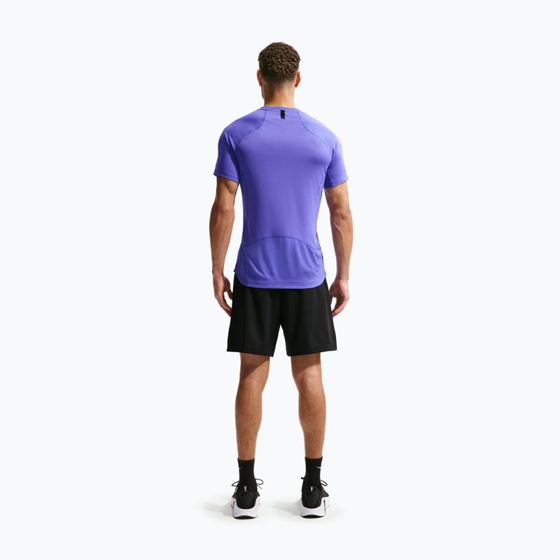 Tricou de antrenament pentru bărbați Nike Pro Training Dri-Fit persian violet/black 3