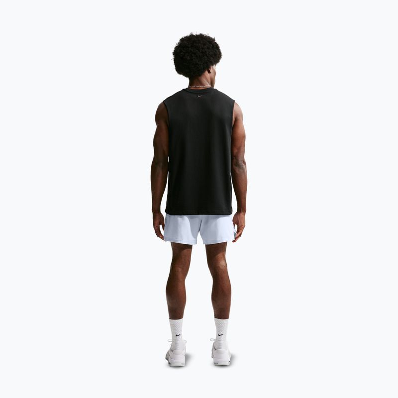 Pantaloni scurți de antrenament pentru bărbați Nike N.A.C. Dri-Fit 5" hydrogen blue/black/light armory blue 3