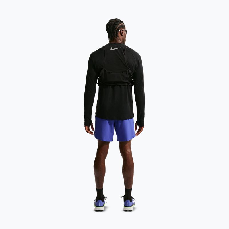 Pantaloni scurți de alergare pentru bărbați Nike Stride Dri-Fit 2in1 7" lapis 3