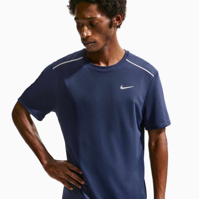 Tricou de alergare pentru bărbați Nike Miler Dri-Fit UV midnight navy 4